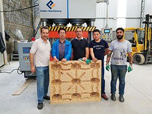 wood pallet machine case